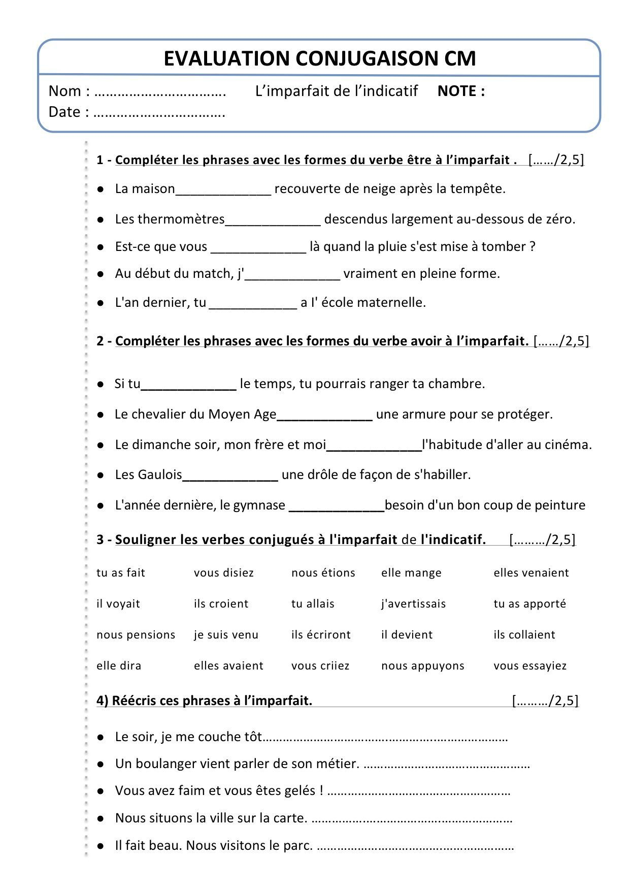 Exercice Conjugaison À Imprimer - Recherche Google serapportantà Cours Ce2 A Imprimer