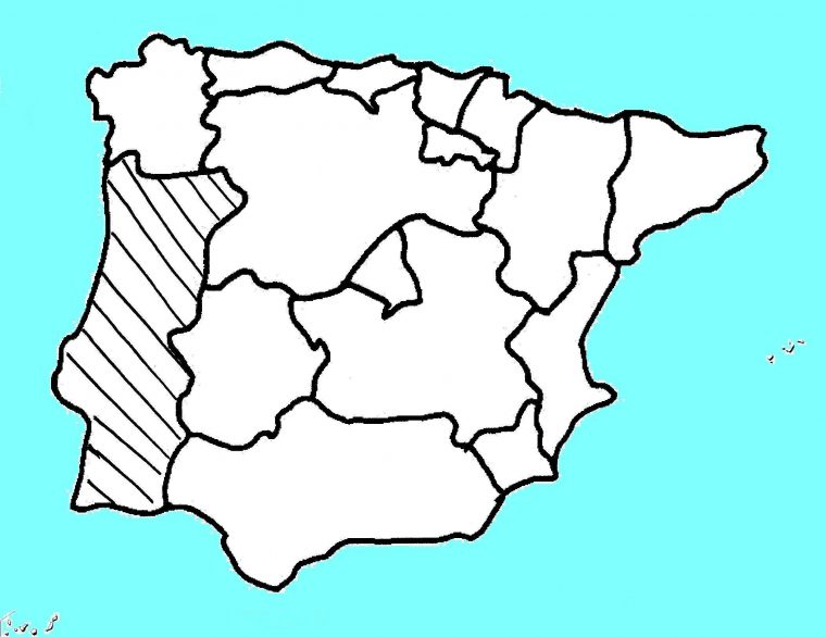 Exercice De Localisation: Communautés Autonomes avec Carte Des Régions À Compléter