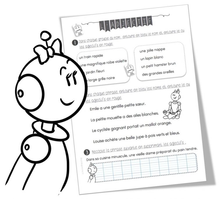 Exercices Français Ce1 | Bout De Gomme à Mots Coupés À Imprimer