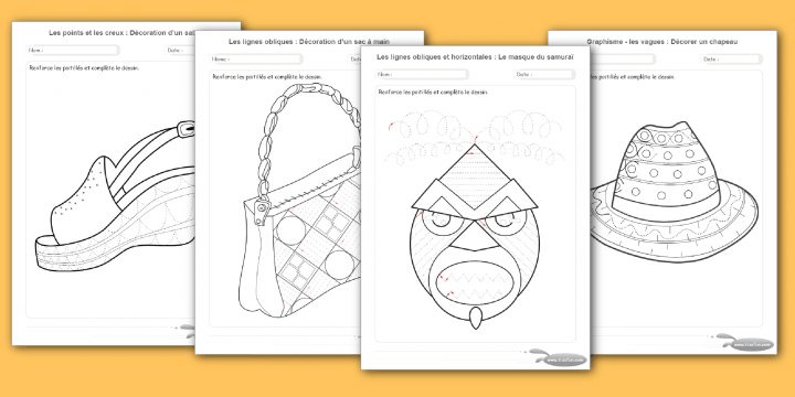 Exercices Maternelle Motricité Fine Par Le Dessin A Imprimer intérieur Exercice Gs En Ligne