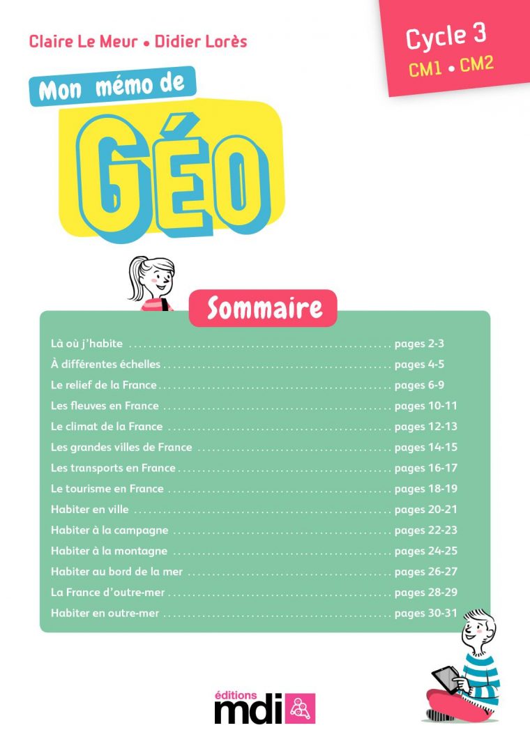 Extrait De Mon Mémo De Géo Mdi – Calameo Downloader tout Les Fleuves En France Cycle 3