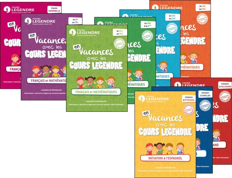 Extraits Des Éditions Legendre | Cours Legendre intérieur Cahier De Vacances Maternelle Pdf