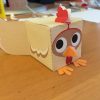 Fabrique Ta Poule De Pâques En Papertoy - La Poule | La Poule destiné Paper Toy A Imprimer