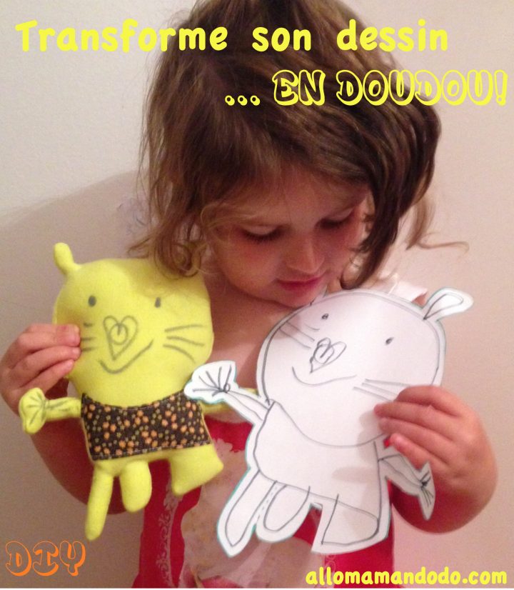 Fabrique Un Doudou À Partir D'un Dessin D'enfant: Diy Et dedans Dessin De Doudou