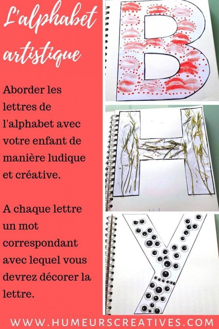 Fabriquer Un Alphabet Artistique Avec Les Enfants – | Jeux dedans Jeux De Lettres Enfants