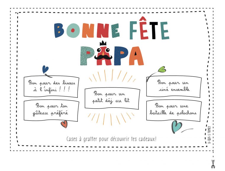 Fabriquer Une Carte À Gratter Pour La Fête Des Pères – dedans Carte Fête Des Mères À Imprimer