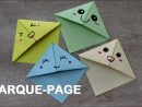 Faire Un Marque-Page Kawaii En Origami Simple Et Rapide concernant Modele De Marque Page A Imprimer