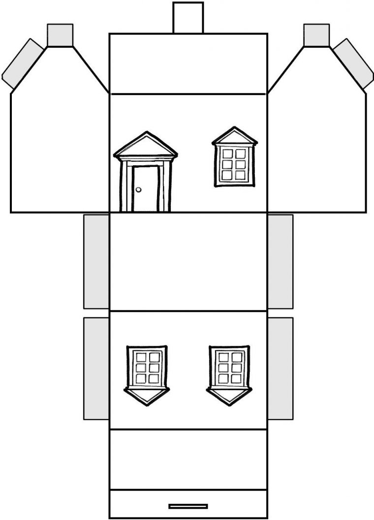 Faire Un Village De Noël Je Vous Mets Quelques Plans Prêts À concernant Maison Papier A Decouper