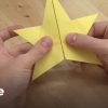 Faire Une Étoile En Papier | Origami intérieur Decoupage Papier Facile