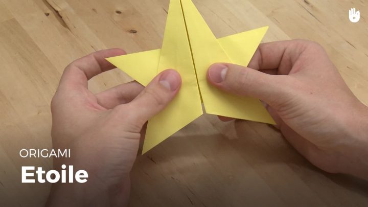 Faire Une Étoile En Papier | Origami intérieur Decoupage Papier Facile