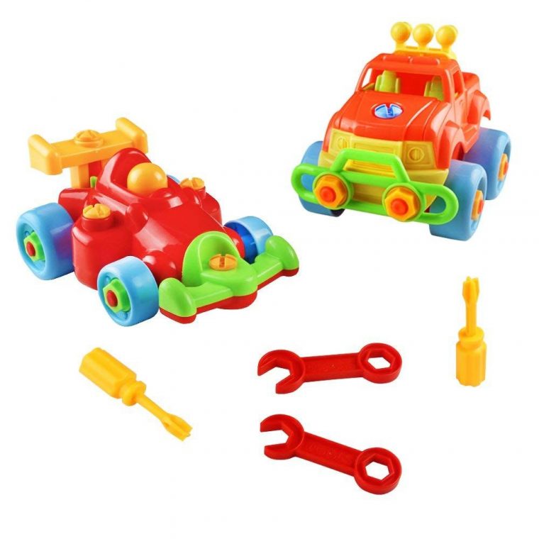 Fajiabao Vehicule Construction Jeu Assemblage Enfant Jouet destiné Jouet Pour Fille 4 5 Ans