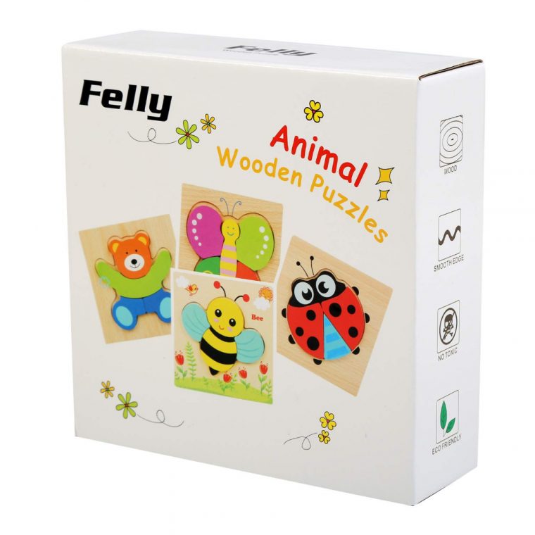 Felly Jouet Bebe – Puzzles En Bois, Jouet Enfant 1 2 3 4 Ans à Jeux Educatif 2 Ans