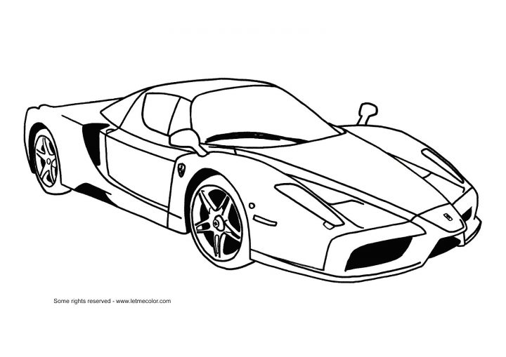 Ferrari Coloring Pages | Boyama Sayfaları, Araba, Resim concernant Ferrari A Colorier