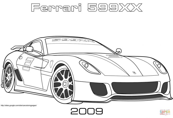 Ferrari F12 Coloring Pages 41 Best Images About Ferrari On encequiconcerne Ferrari A Colorier