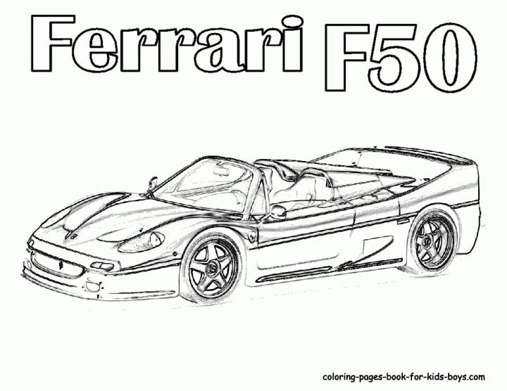 Ferrari F12 Coloring Pages 41 Best Images About Ferrari On intérieur Ferrari A Colorier