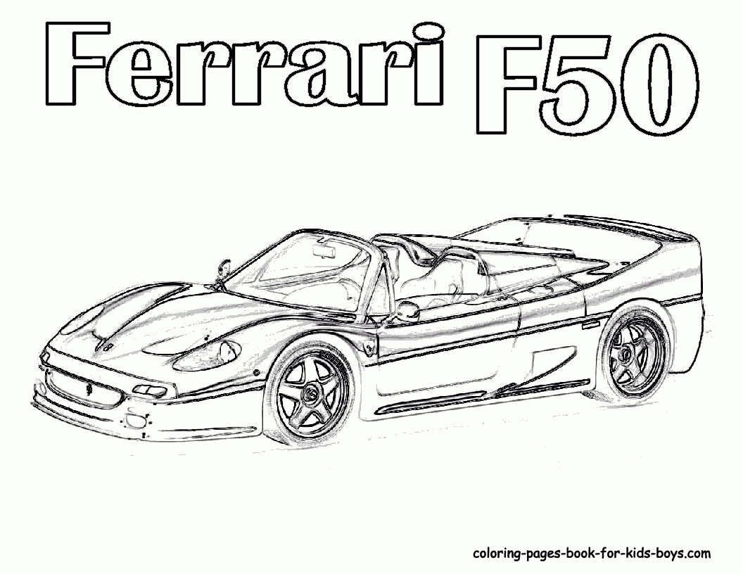 Ferrari F12 Coloring Pages 41 Best Images About Ferrari On intérieur Ferrari A Colorier 