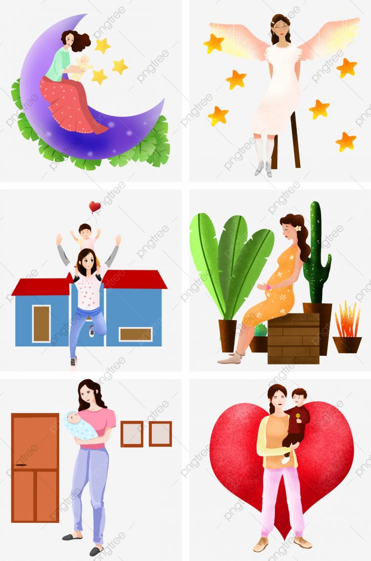 Fête Des Mères Personnage Enfant Puzzle, Enfant, Puzzle intérieur Puzzle Gratuit Enfant