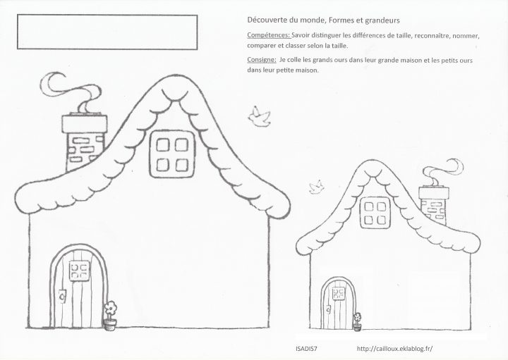 Fiche Bilan Petite Section: Distinguer Petit Et Grand – La à Exercice Maternelle Petite Section