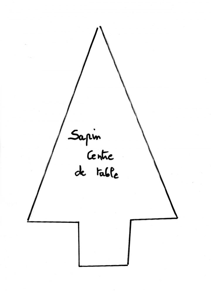 Fiche De Bricolage N°45 dedans Gabarit Sapin De Noel