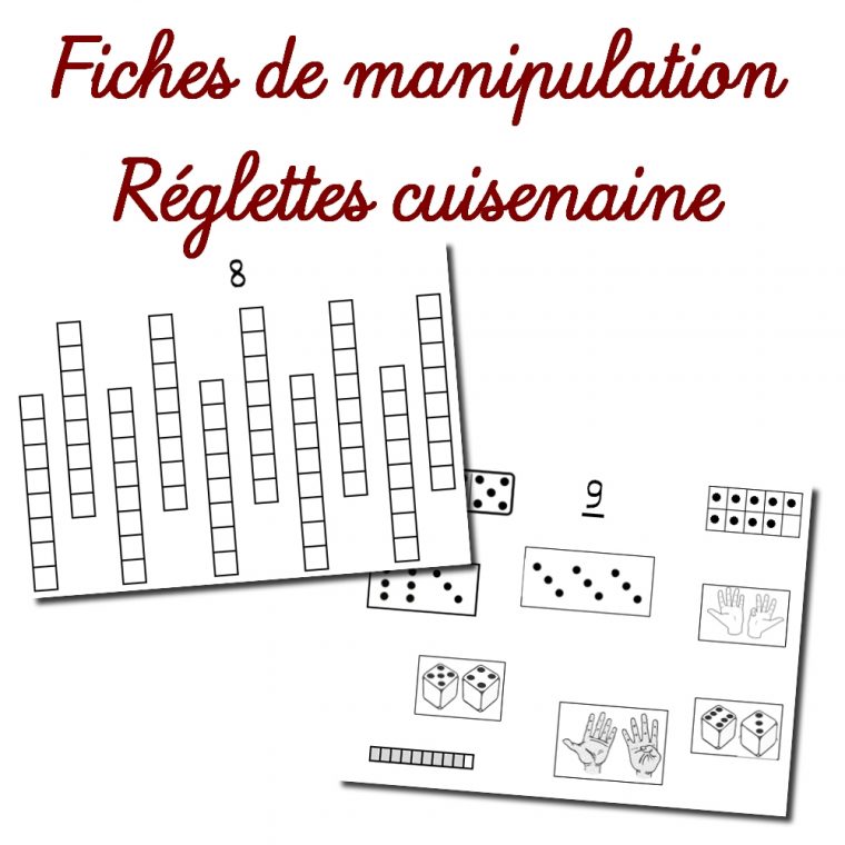 Fiches De Manipulation – Réglettes Cuisenaire encequiconcerne Fiche D Exercice Grande Section A Imprimer