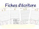 Fiches D'entraînement D'écriture Cursive pour Cahier De Vacances Maternelle Pdf