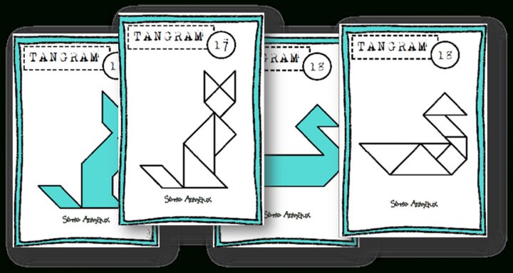 Fiches Modèles Tangram – Autonomie~ – Lin', Maikresse Malgré serapportantà Tangram Modèles Et Solutions