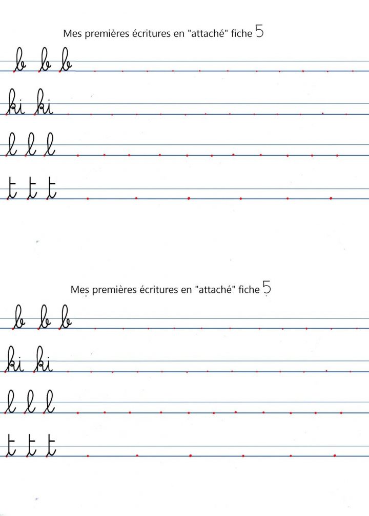 Fiches Pour Ecriture-En-Gs En Interligne | Apprendre À avec Apprendre À Écrire L Alphabet En Maternelle