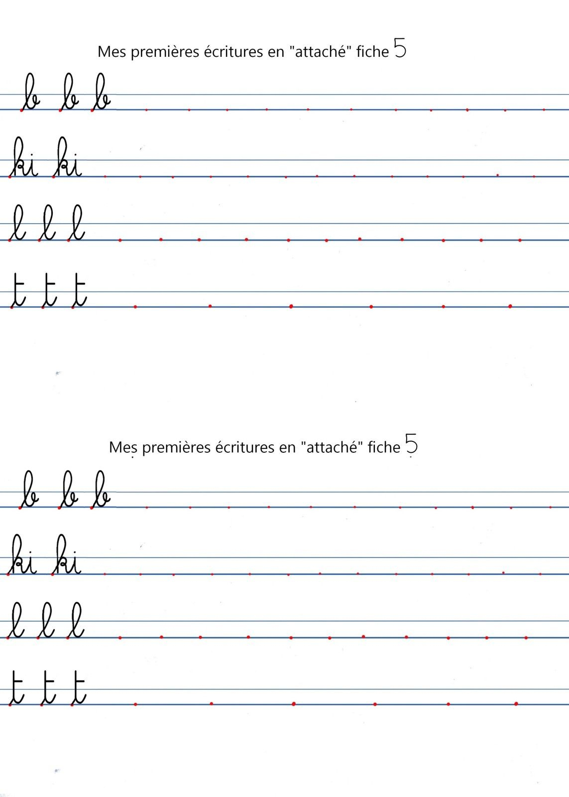 Fiches Pour Ecriture-En-Gs En Interligne | Apprendre À avec Apprendre À Écrire L Alphabet En Maternelle 