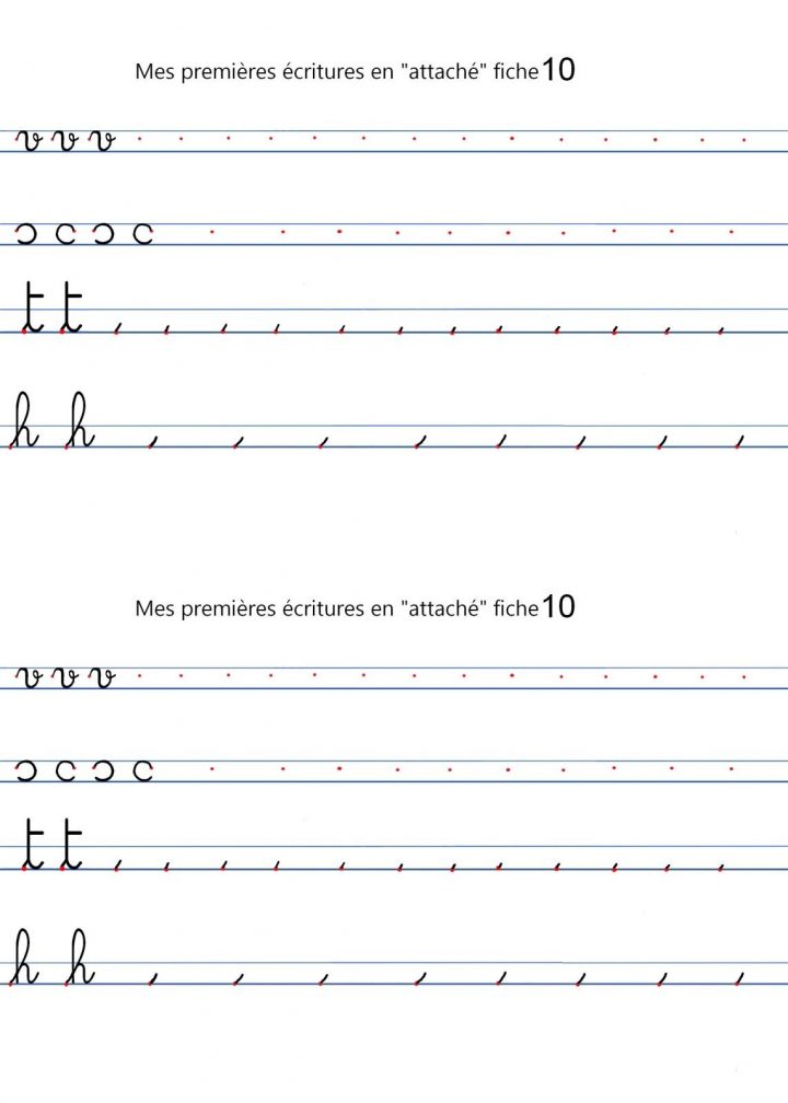 Fiches Pour Ecriture-En-Gs En Interligne | Apprendre À destiné Apprendre À Écrire L Alphabet En Maternelle