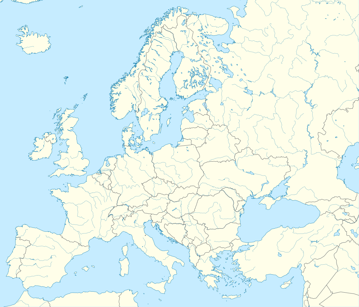 Fichier:europe Laea Location Map.svg — Wikipédia serapportantà Carte Europe Vierge