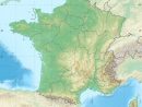 Fichier:france Relief Location Map — Wikipédia pour Carte De France Des Régions Vierge