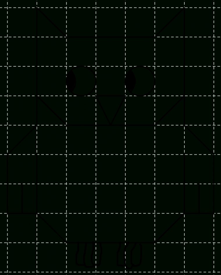 Figures Sur Quadrillage – Autonom'maths destiné Reproduire Un Dessin Sur Quadrillage