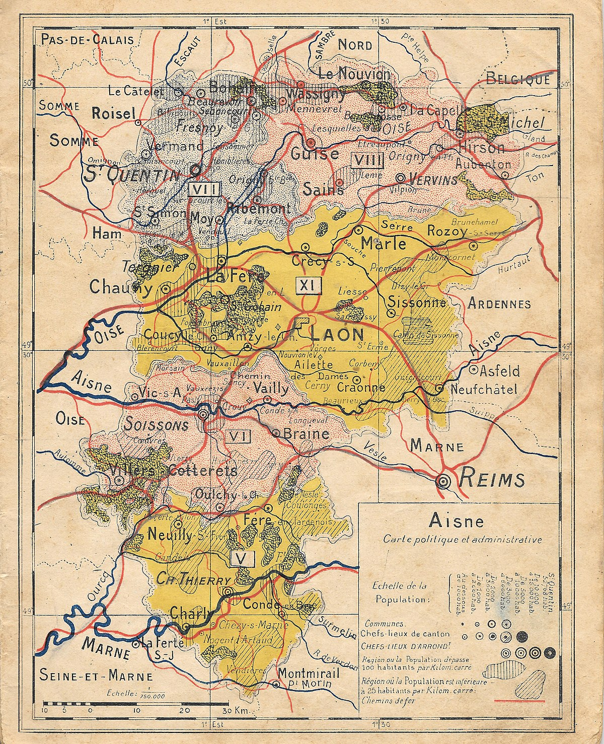 File:carte Du Département De L'aisne - Wikimedia Commons tout Carte Region Departement