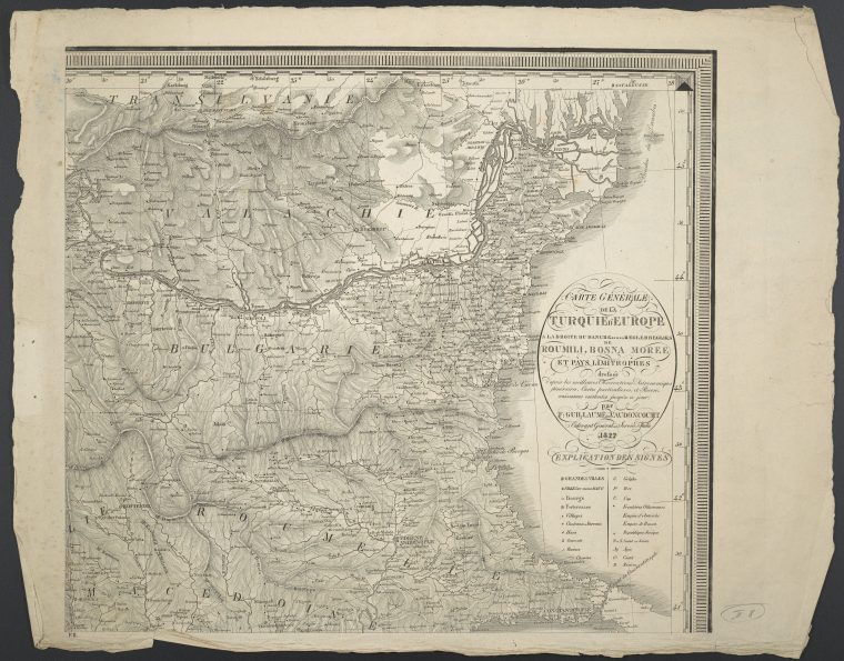 File:carte Générale De La Turquie D'europe A La Droite Du destiné Carte Pays D Europe