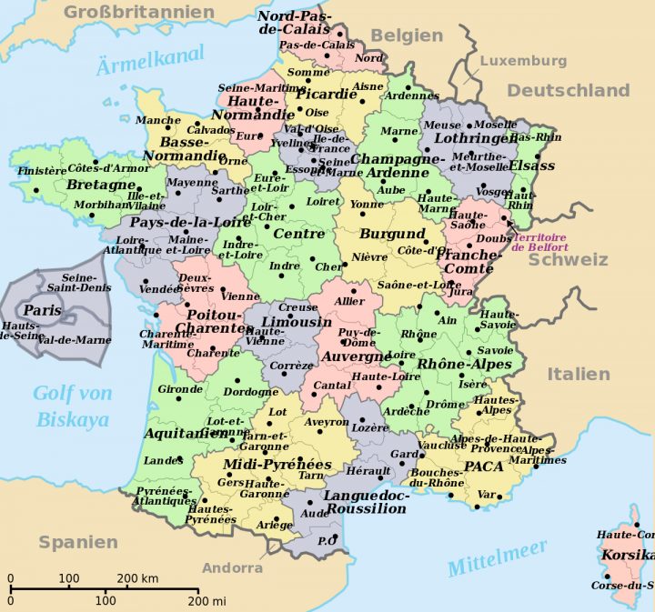 File:départements Régions (France) De.svg – Wikimedia Commons à Départements Et Régions De France