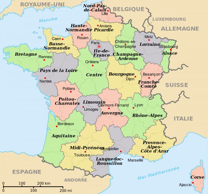 File:départements+Régions+Capitales(France).svg – Wikimedia à Départements Et Régions De France