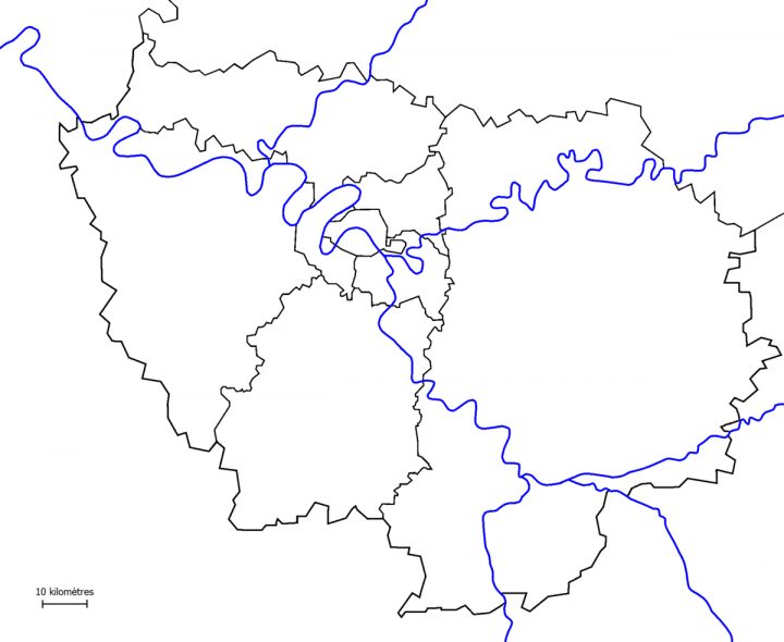 File:île-De-France (Fond De Carte) – Wikimedia Commons concernant Carte De La France Vierge