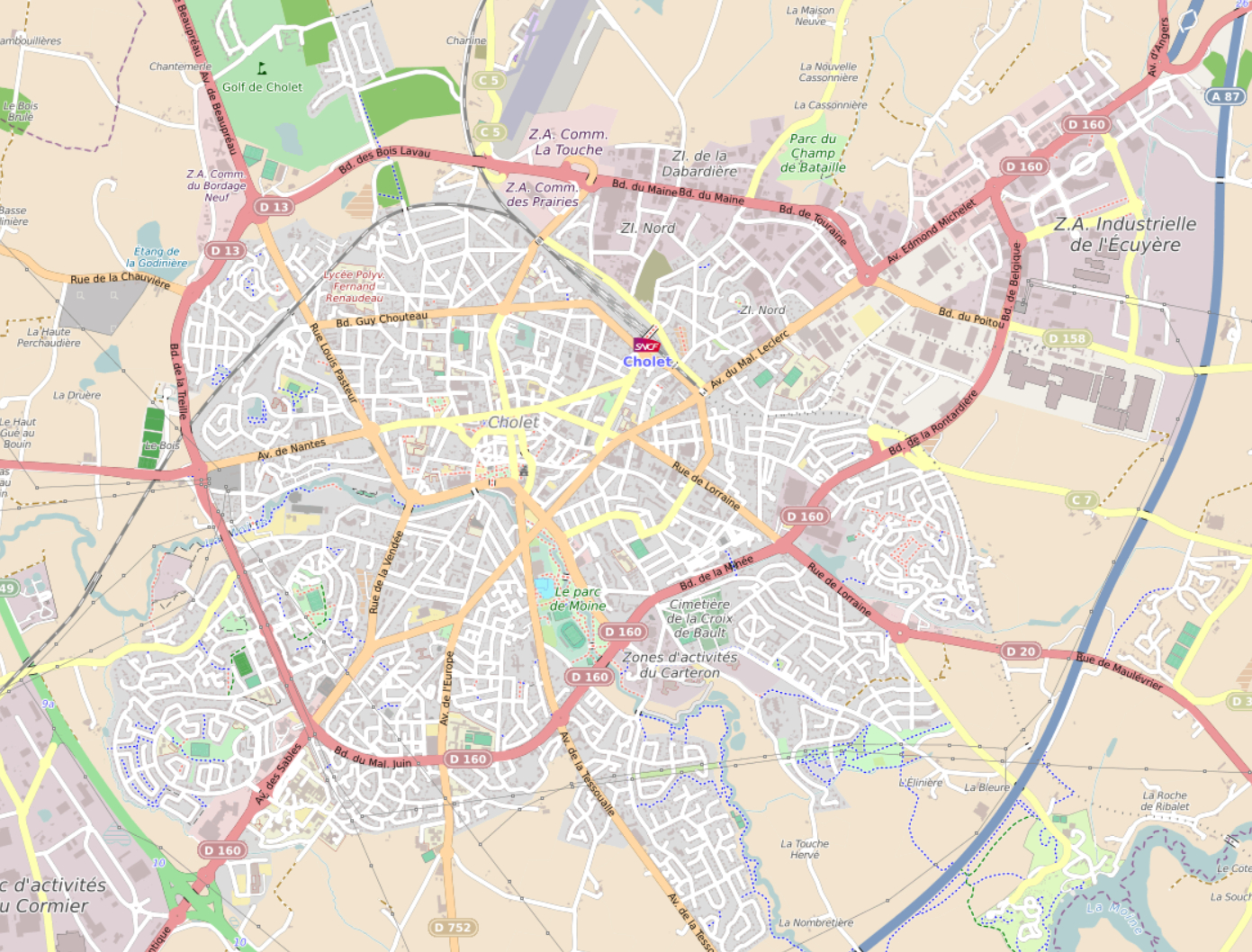 File:map Cholet Centre - Wikimedia Commons à Carte De L Europe 2017 