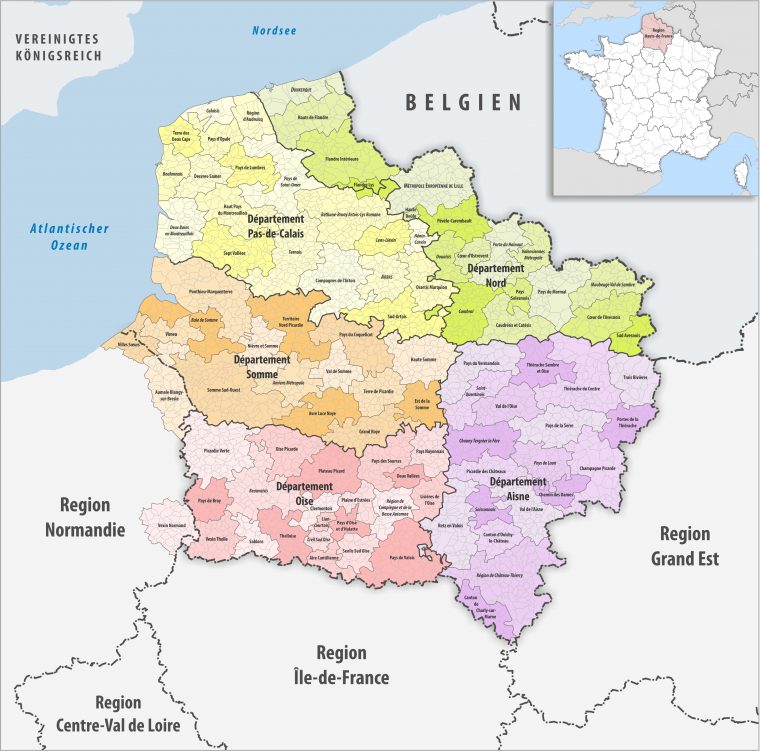 File:region Hauts-De-France Gemeindeverbände 2018 tout Region De France 2018