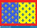 Flag Of Saint-Flour In Cantal Of Auvergne-Rhone-Alpes Region serapportantà Liste Region De France