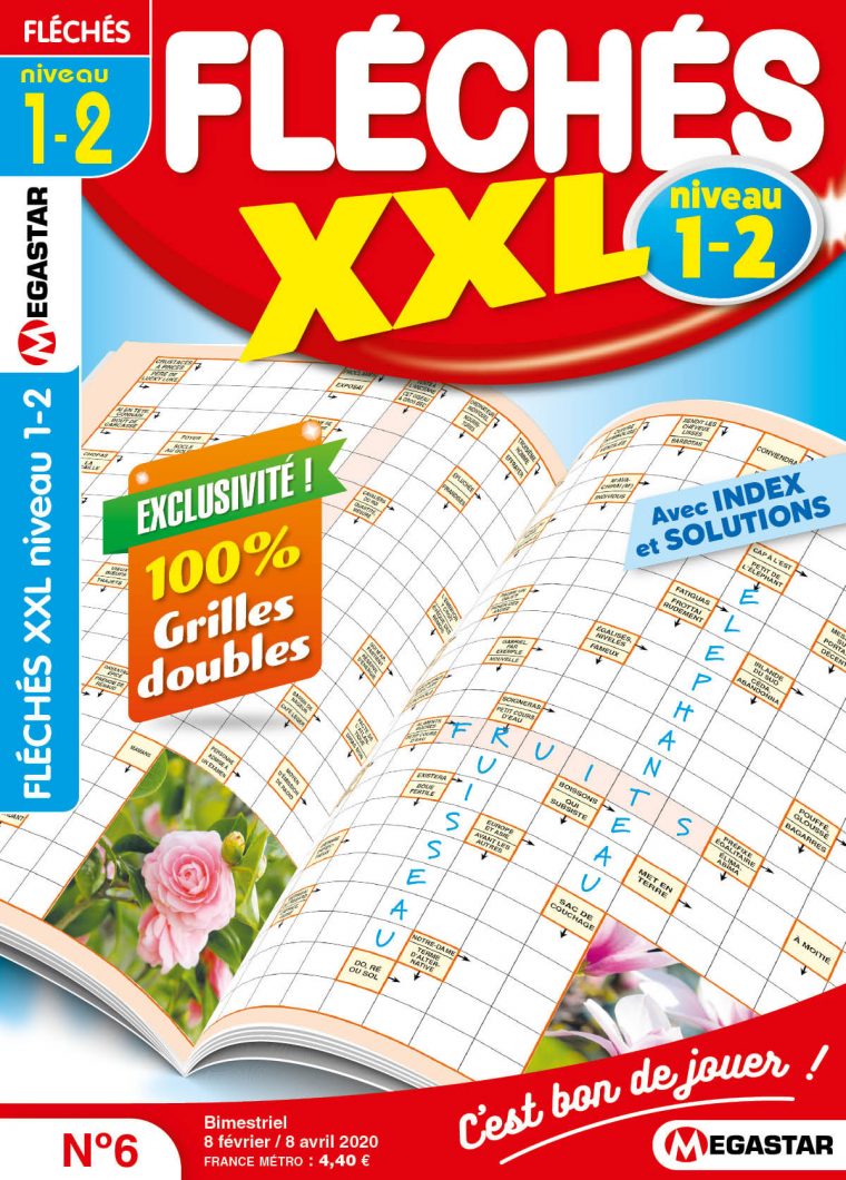 Fléchés Xxl Niveau 1-2 dedans Mots Fleches Niveau 1