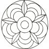 Fleur Mandala - Mandalas Faciles (Pour Enfants) - 100 intérieur Mandala À Imprimer Facile
