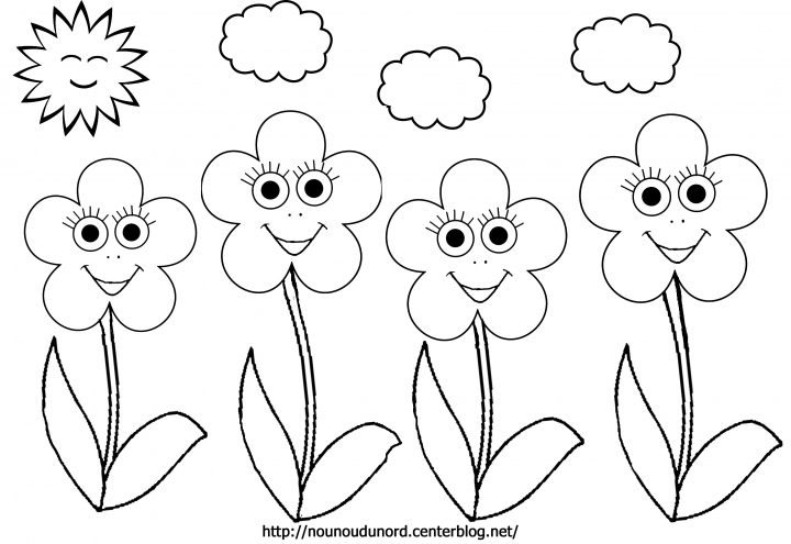 Fleurs #23 (Nature) – Coloriages À Imprimer serapportantà Dessin A Colorier De Fleur