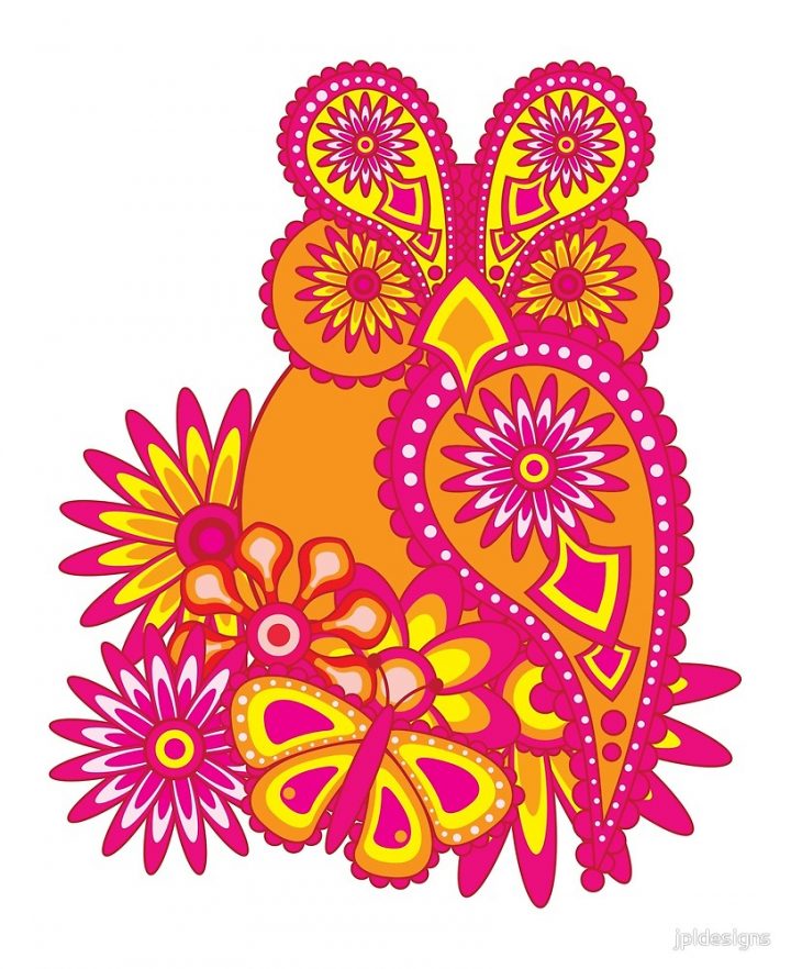 Fleurs De Hibou Abstrait Motif Floral Paisley Et Dessin De serapportantà Hibou Dessin Couleur