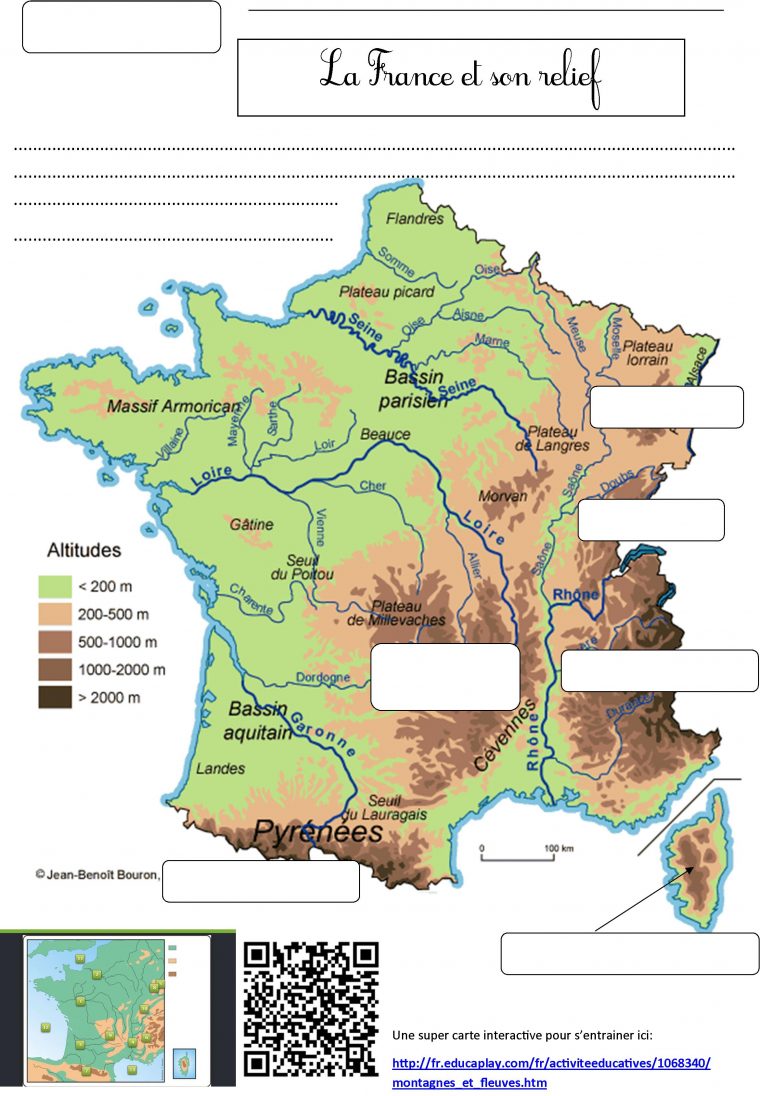 Fleuves De France | Le Blog De Monsieur Mathieu concernant Carte Des Fleuves De France