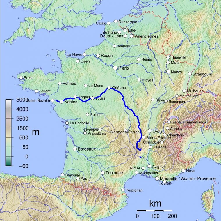 Fleuves Et Rivieres De France avec Carte Des Fleuves De France