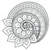 Flower Mandala Coloring Pages | Boyama Sayfaları Mandala pour Hugo L Escargot Coloriage Mandala