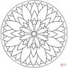 Flower Mandala | Super Coloring | Mandala À Colorier encequiconcerne Rosace A Imprimer