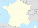 Fond De Carte De France Vierge encequiconcerne Carte De France Des Départements À Imprimer