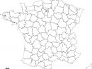 Fond De Carte Des Contours Des Départements De France destiné Carte De France Numéro Département